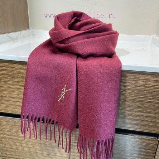 YSL Saint Laurent 100% Cashmere Edition has a hand feel that is so good that it is rare to st8ll395t - Image 5