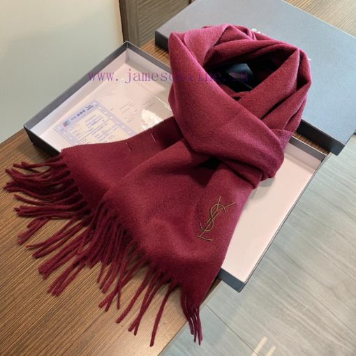 YSL Saint Laurent 100% Cashmere Edition has a hand feel that is so good that it is rare to st8ll395t - Image 6