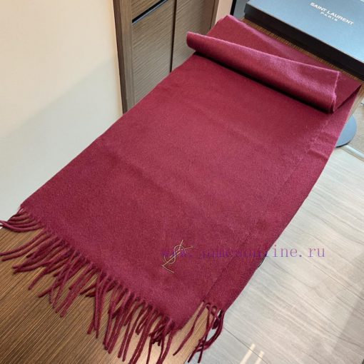 YSL Saint Laurent 100% Cashmere Edition has a hand feel that is so good that it is rare to st8ll395t - Image 7