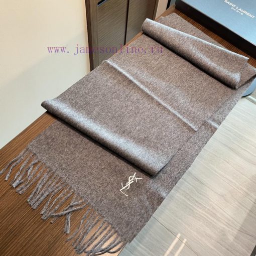 YSL Saint Laurent 100% Cashmere Edition has a hand feel that is so good that it is rare to s2w4nz5x0 - Image 8