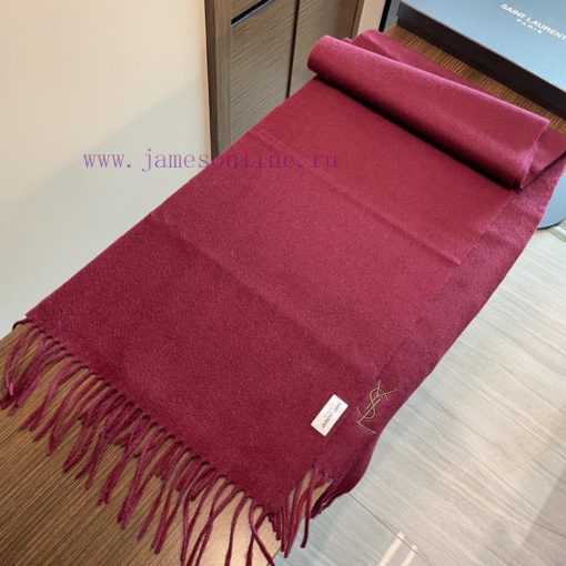 YSL Saint Laurent 100% Cashmere Edition has a hand feel that is so good that it is rare to st8ll395t - Image 8