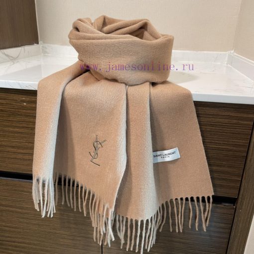 YSL Saint Laurent 100% Cashmere Edition has a hand feel that is so good that it is rare to s665nsps1 - Image 5