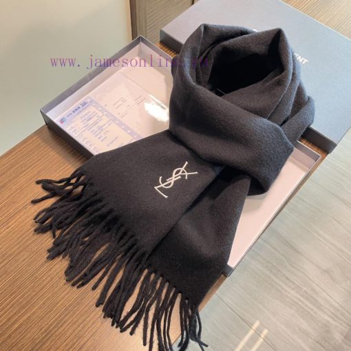 YSL Saint Laurent 100% Cashmere Edition has a hand feel that is so good that it is rare to s6utzp9xl - Image 6