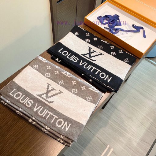 LV, a high-end cashmere knitted scarf that can be formal or casual. This weaving method is duyb94scf - Image 10