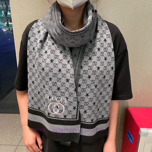 G Home Bull Goods GG Knitted Bee High Quality Knitted Splicing Scarf is a rare product in thoxageup2 - Image 2