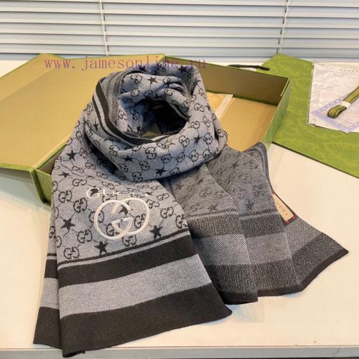 G Home Bull Goods GG Knitted Bee High Quality Knitted Splicing Scarf is a rare product in thoxageup2 - Image 5