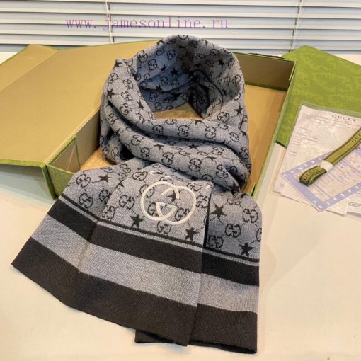G Home Bull Goods GG Knitted Bee High Quality Knitted Splicing Scarf is a rare product in thoxageup2 - Image 6