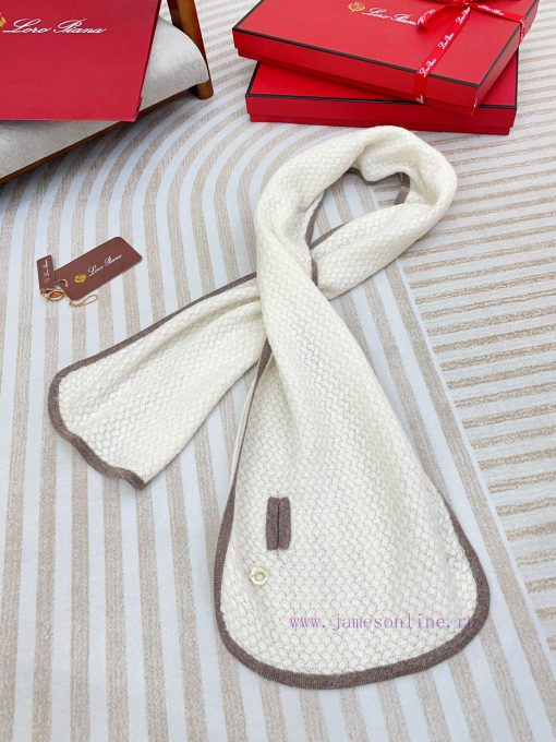 New Loro Piana Cattle LP Thousand Bird Grid Cross Collar Multi functional Collar, can be wrajc4a3zom - Image 6