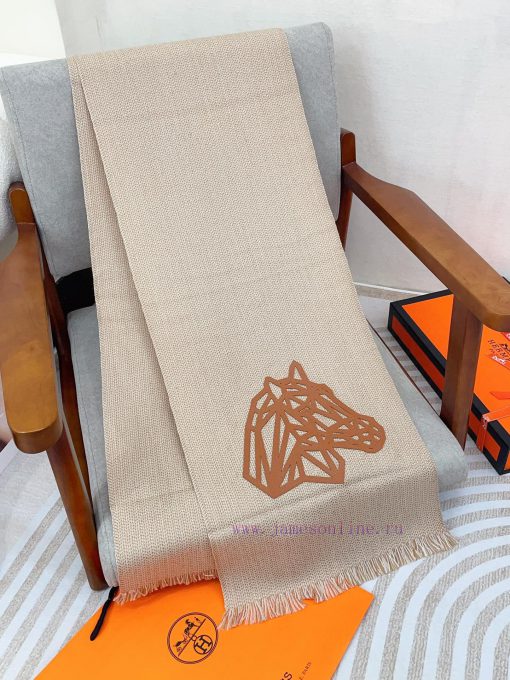 HERMES autumn and winter new product H plaid color woven cashmere light shrink scarf ️ Caref2bi5nikm - Image 7