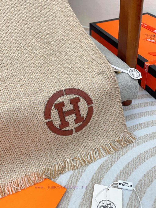 HERMES autumn and winter new product H plaid color woven cashmere light shrink scarf ️ Caref2bi5nikm - Image 10