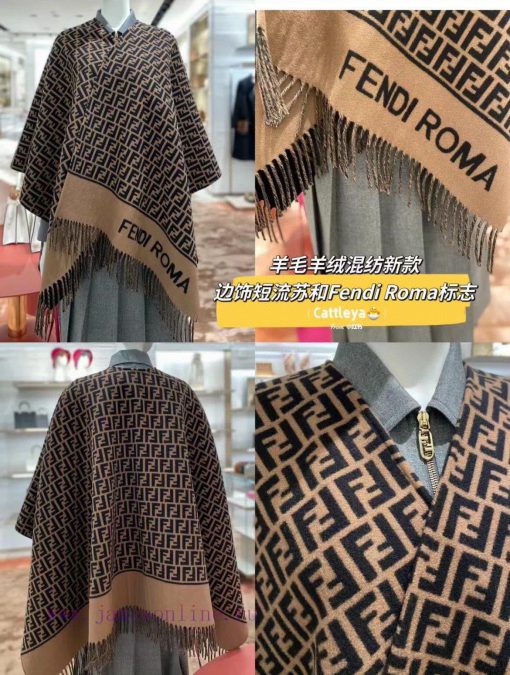The latest classic FF letter element wool cloak, the flagship cloak of the big best F, is alwwwwmohm - Image 4