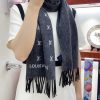 Louis Vuitton Seasonal Double sided Hot Women's Lamb Velvet Dual Use Scarf with Starry Sky 🧣1lng3uiz