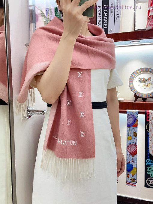 Louis Vuitton Seasonal Double sided Hot Women's Lamb Velvet Dual Use Scarf with Starry Sky 🧣na0ngr8n