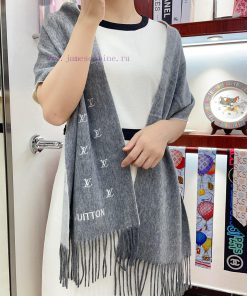 Louis Vuitton Seasonal Double sided Hot Women's Lamb Velvet Dual Use Scarf with Starry Sky 🧣xxqo2i6l