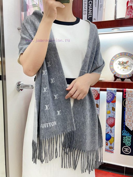 Louis Vuitton Seasonal Double sided Hot Women's Lamb Velvet Dual Use Scarf with Starry Sky 🧣xxqo2i6l