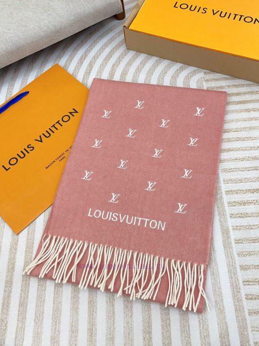Louis Vuitton Seasonal Double sided Hot Women's Lamb Velvet Dual Use Scarf with Starry Sky 🧣na0ngr8n - Image 5