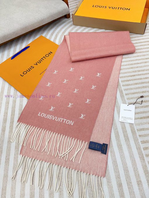 Louis Vuitton Seasonal Double sided Hot Women's Lamb Velvet Dual Use Scarf with Starry Sky 🧣na0ngr8n - Image 6