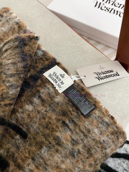 𝐕𝐢𝐯𝐢𝐞𝐧𝐧𝐞 𝐖𝐞𝐬𝐭𝐰𝐨𝐨𝐝 🪐 Classic Saturn mohair scarf by Vivienne Westwood, the British fashion deyq0b5v4p - Image 7