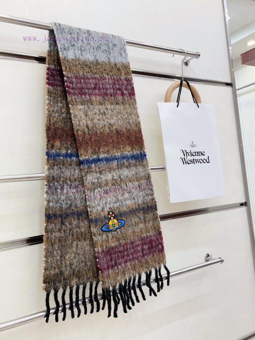 𝐕𝐢𝐯𝐢𝐞𝐧𝐧𝐞 𝐖𝐞𝐬𝐭𝐰𝐨𝐨𝐝 🪐 Classic Saturn mohair scarf by Vivienne Westwood, the British fashion deyq0b5v4p - Image 10