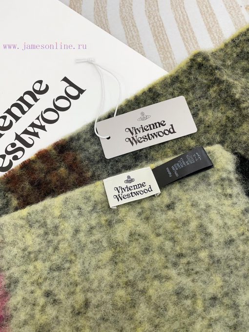 𝐕𝐢𝐯𝐢𝐞𝐧𝐧𝐞 𝐖𝐞𝐬𝐭𝐰𝐨𝐨𝐝 🪐 Classic Saturn mohair scarf by Vivienne Westwood, the British fashion delk68msra - Image 7