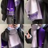 BURBERRY unisex cashmere long scarf looks great, but it's a high-end product with absolutelynwz4lyhm