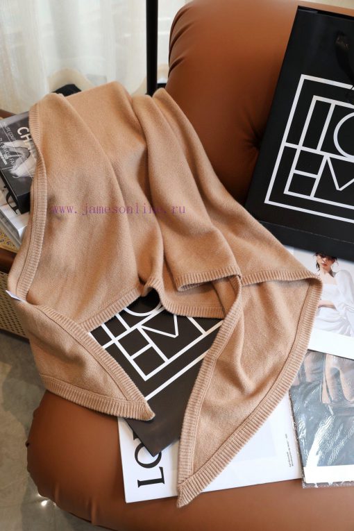 Toteme ‮ Pure color ‬ Comfortable texture ‮ Triangular corner ‮ Scarf circumference ‬ Shawl‮6lv2v80i - Image 10