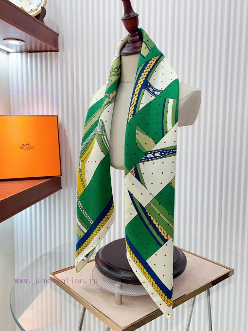 18mm double-sided same color HERMES silk new model is recommended for its beautiful appearanzqx40srx - Image 9