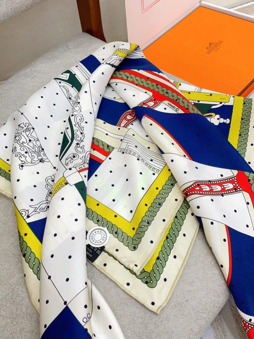 18mm double-sided same color HERMES silk new model is recommended for its beautiful appearanl2z22tu4 - Image 6