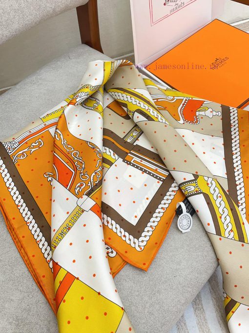 18mm double-sided same color HERMES silk new model is recommended for its beautiful appearan0a2m2g09 - Image 6