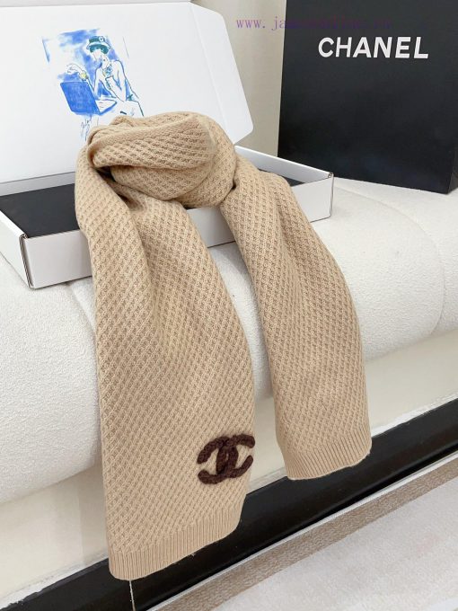 CHANEL cashmere long scarves are top-notch original products that are unparalleled in beautyna28k61i - Image 9