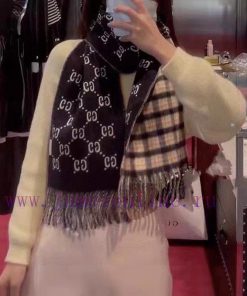 Gucci's classic cashmere scarf is a hard item In terms of the arrangement of Ma Liu The origs0n0npcw