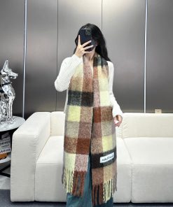 2024 bestseller arrivals ️ Original factory order, ACNE's new alpaca wool mohair rainbow scacdwprz4k