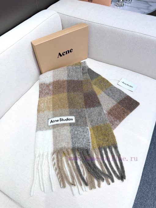 2024 bestseller arrivals ️ Original factory order, ACNE's new alpaca wool mohair rainbow sca5pr31u7e - Image 4