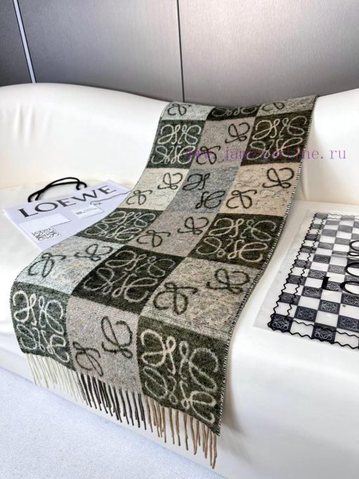 New two-color checkerboard patternFabric: Wool, CashmereSize 40 * 180, excluding whiskersCol9jl4re79 - Image 5