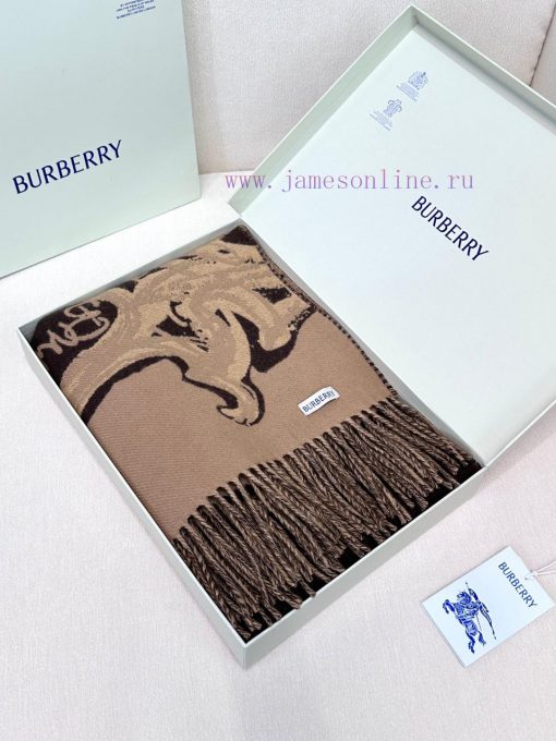 High qualityHigh quality 𝐁𝐮𝐫𝐛𝐞𝐫𝐫𝐲 Tower Bridge patterned cashmere scarfSize210 x 47cm 100% cpl50q8yq - Image 4