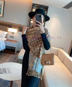 New autumn and winter scarf, made of core spun yarn texture, soft and warm, double-sided twodlg04u74