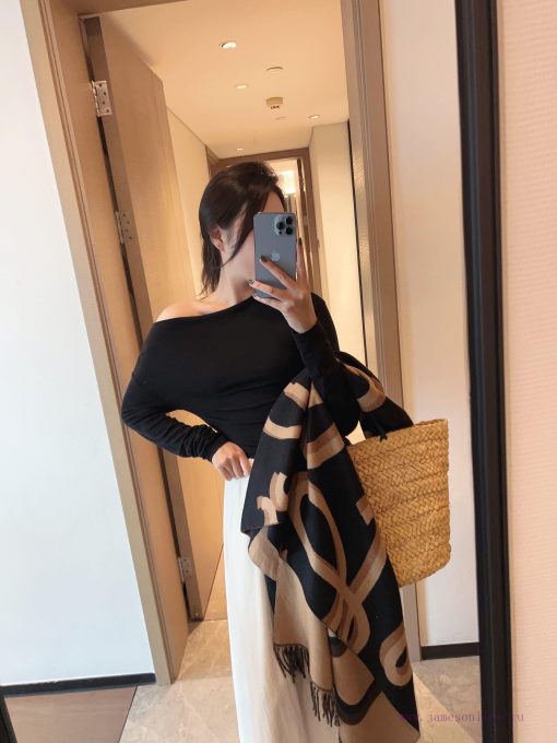Luoyiwei Y-LOE-1002LW Caizhi Long Scarf is very lucky to have obtained this brand's productsp46qetf7 - Image 8