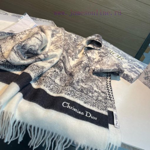 DIOR animal element tassel long scarfSize 70 ️ 200CMMaterial: 100% cashmereExplosive productb8adnpop - Image 10
