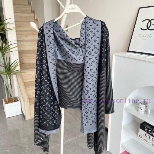 Scarf model M71227 Louis Vuitton heavy original, identical LV new color, the latest limited l06xc99j - Image 5