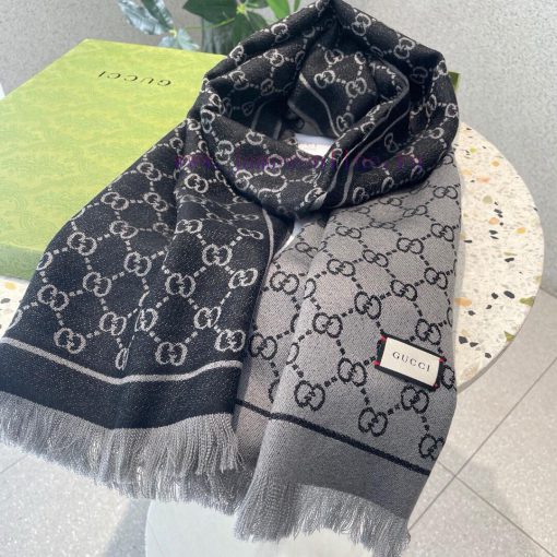 Gucci Original ️ Low key Luxury ️ Exquisite Soft Elite Level Fashionable Scarf ️ This Gucci hyrvkm4q - Image 5