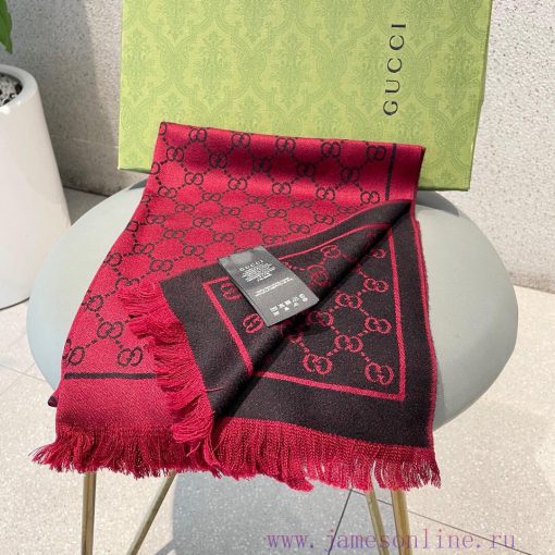 Gucci Original ️ Low key Luxury ️ Exquisite Soft Elite Level Fashionable Scarf ️ This Gucci 9tcmgwbq - Image 4