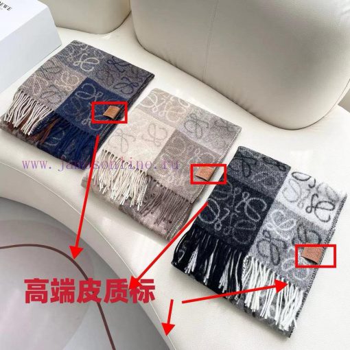 Top of the line original unisex Roewe LW striped long scarf is very lucky to have received s2ksq0eyy - Image 3
