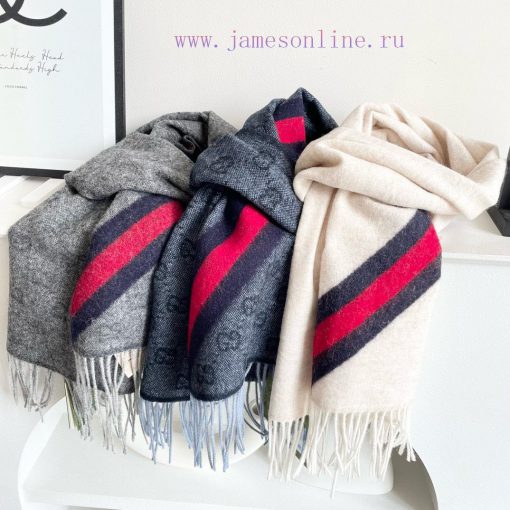𝐆𝐮𝐜𝐜𝐢 New synchronized double-G jacquardSize38x200Cm Material: 100% Beautiful Slave Baby Cas04x5epz8 - Image 5