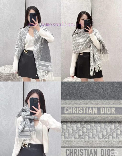 The classic style of Dior celebrity's dd scarf will never go out of style, and it is super vzoin322m - Image 2