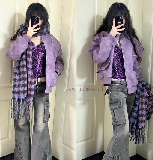 Aikni Thousand Bird Grid ScarfA niche big brand that focuses on youthful dressing. A fluffy 25q0eh77 - Image 2