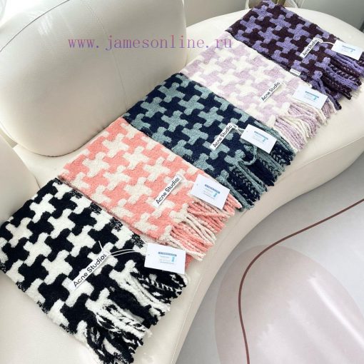 Aikni Thousand Bird Grid ScarfA niche big brand that focuses on youthful dressing. A fluffy 25q0eh77 - Image 3