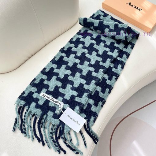 Aikni Thousand Bird Grid ScarfA niche big brand that focuses on youthful dressing. A fluffy uc1v8m8m - Image 5