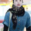 The new Dior D Dragonfly Bee Pattern 140 Cashmere Square Scarf is highly recommended for VIPeaop500m