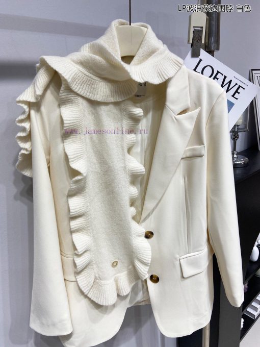 New Loro Piana Cattle LP Wave Lace Multi functional Neck, can be wrapped as you want, low-kemrky94y4 - Image 8