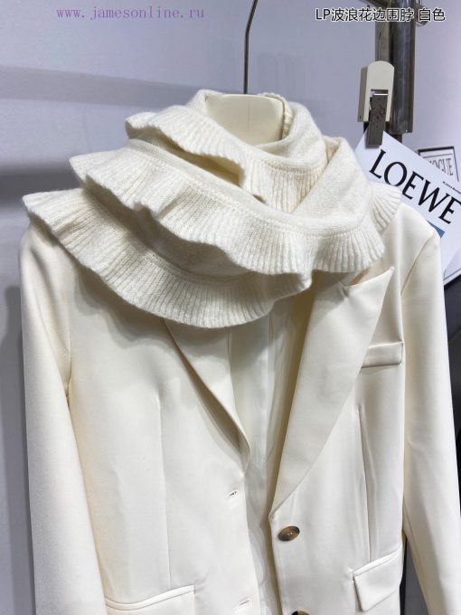 New Loro Piana Cattle LP Wave Lace Multi functional Neck, can be wrapped as you want, low-kemrky94y4 - Image 9